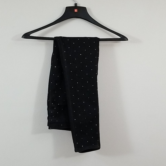 EXP Rhinestone Studded Ankle Leggings - Picture 3 of 4